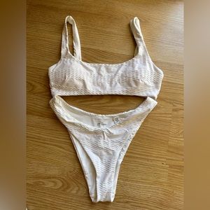 AERIE Jacquard Bikini Set